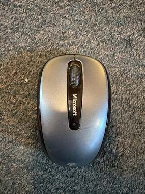 Microsoft Wireless Mobile Mouse 3500 Gray Model 1571